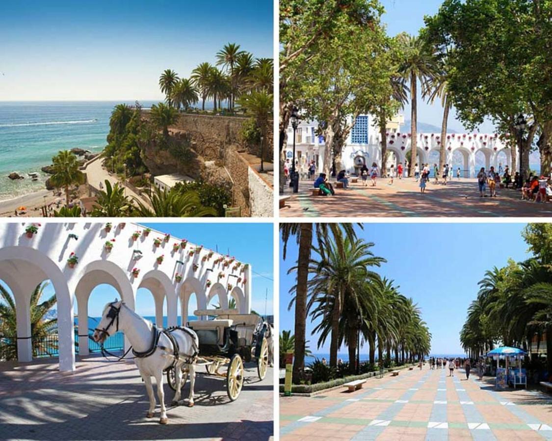 Soleado Apartamento En Nerja Bagian luar foto